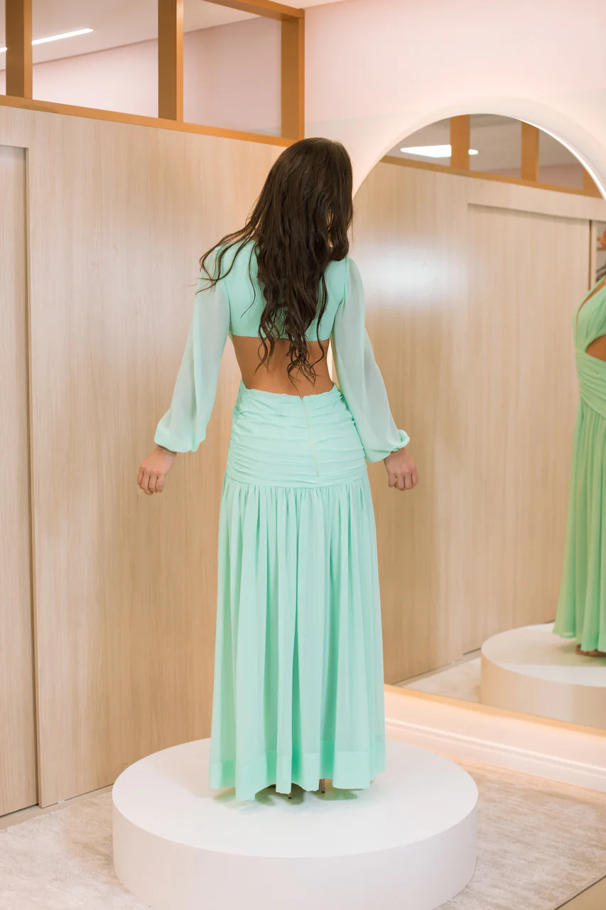 Vestido Sabrina Verde - Imagem 2